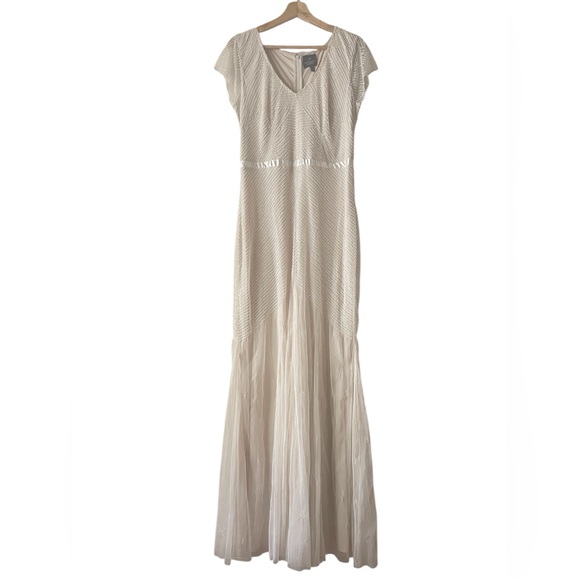 Adrianna Papell Embellished Beaded Maxi Dress - Picture 1 of 16